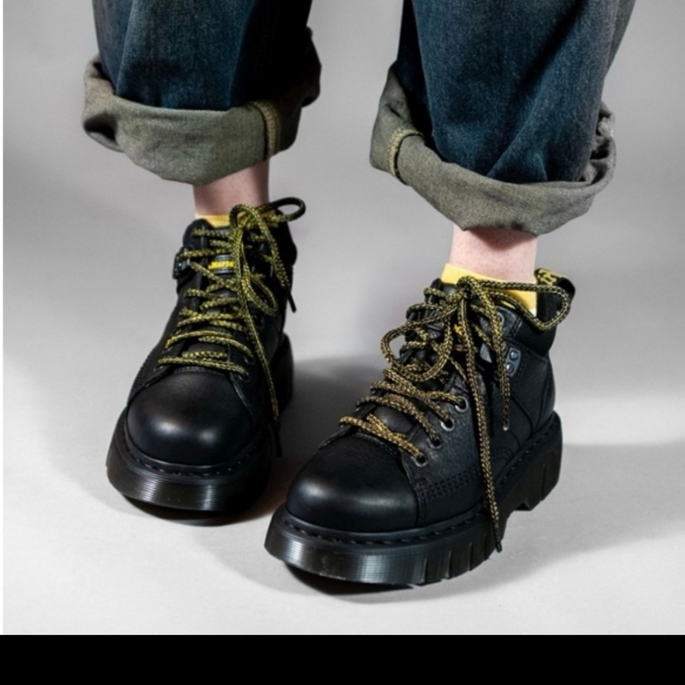 Dr.Marten Woodward Grizzly Low Boots Mens Size 13 Leather Lace Up - Picture 9 of 9
